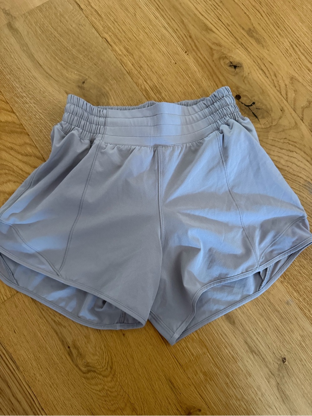 lululemon athletica Lavender Athletic Shorts with Elastic Waist